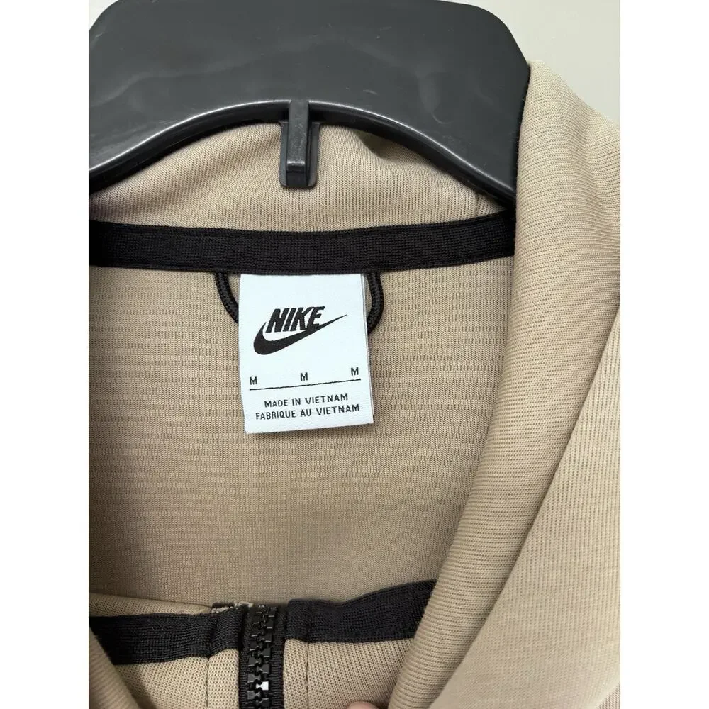 Nike Sportswear Tech Fleece Full-Zip Hoodie Light Bone/Black Medium
